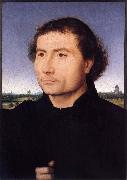 Hans Memling Portrait of a man oil painting on canvas